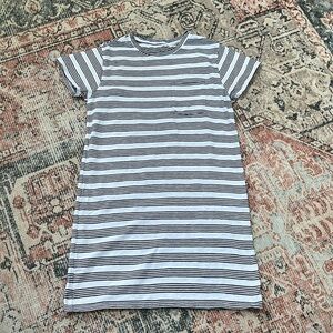 Pact Striped Tshirt Dress